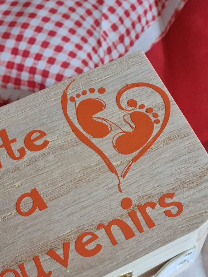 Boîte Souvenir Pour Annonce De Grossesse Pour Les Grands-parents, Idée D'annonce De Bébé