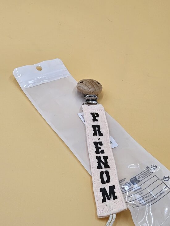 Attache sucette tissus 