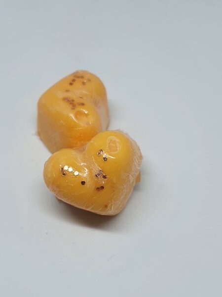 Fondant Cœur "mangue papaye "