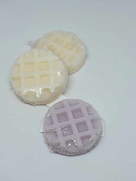 Fondant Mini gaufre "nougat blanc "