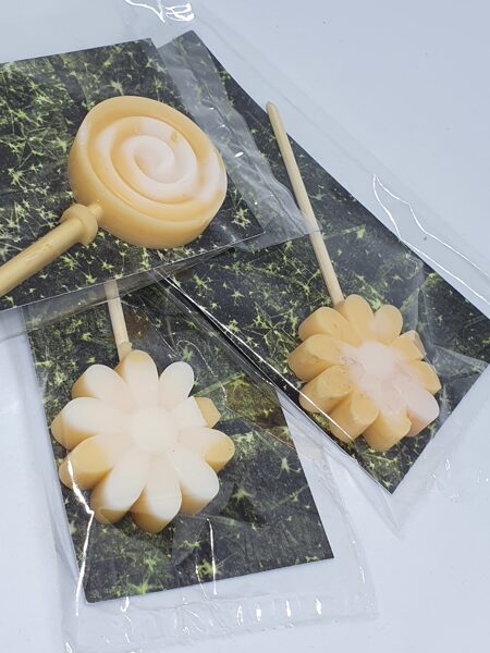 Fondant Sucette 🍭 cœur ou tourbillon parfum fleur oranger