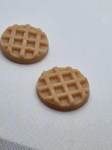 Fondant gaufre ronde cerise noire