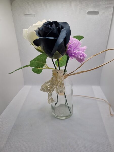 Bouquet savon dans vase (modèle 2)