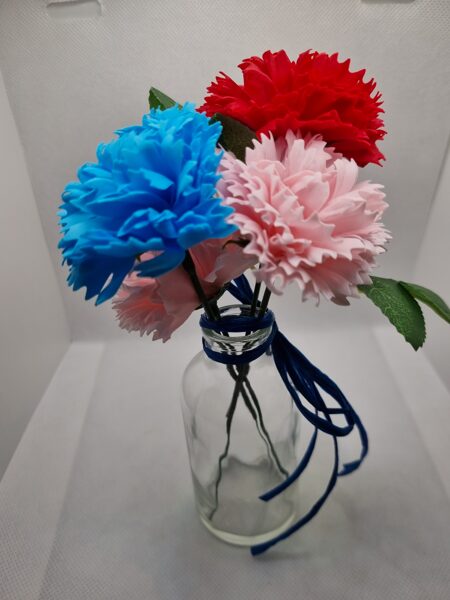 Bouquet savon dans vase modèle 6