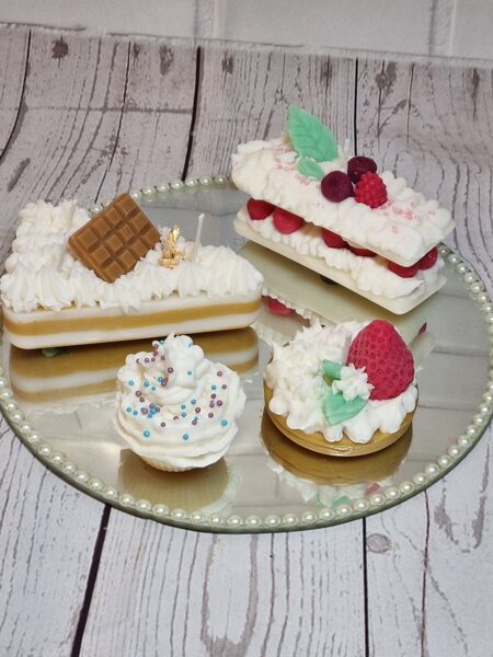 Coffret gâteaux trompe l'œil non parfumée