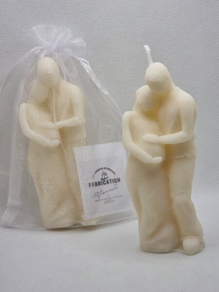 Bougie couple femme enceinte