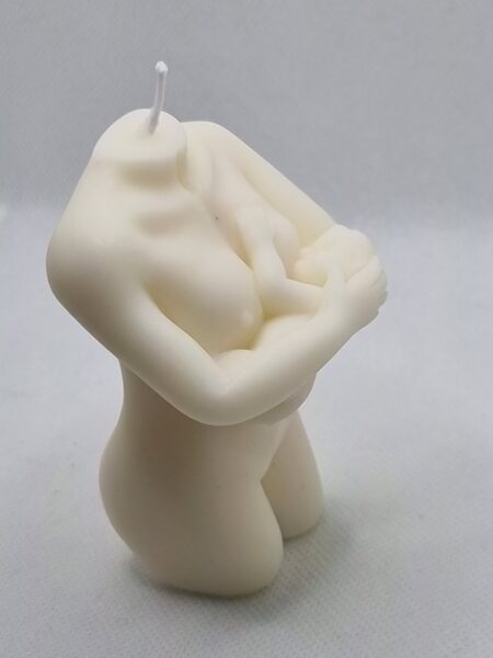 Bougie moulée femme qui allaite
