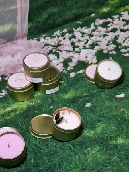 Bougie dans pot 65g parfum aux choix