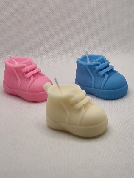Bougie chaussures pour bébé parfumée