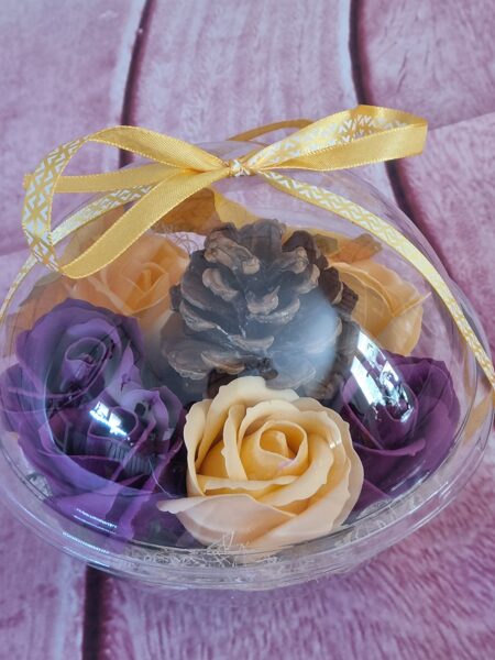 Bouquet boule avec pigne de pain