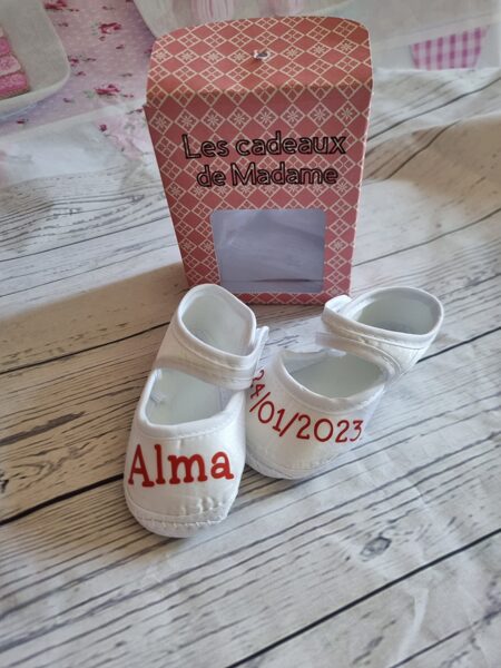 Chausson personnaliser de naissance