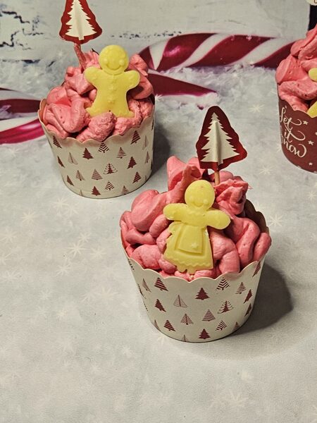 Bougie de décoration de Noël "collection petit gâteaux"