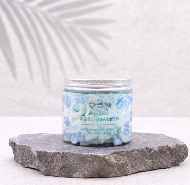 Savon crème fouettée guimauve